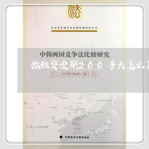 微粒贷逾期200多天怎么算本金