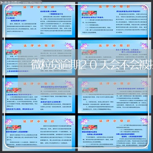 微粒贷逾期20天会不会被找上门