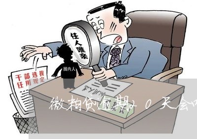 微粒贷逾期20天会咋样 微粒贷逾期20天会咋样