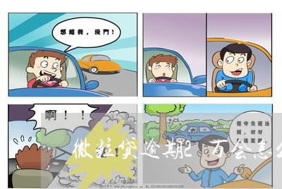 微粒贷逾期2万会怎么样 微粒贷逾期2万会怎么样