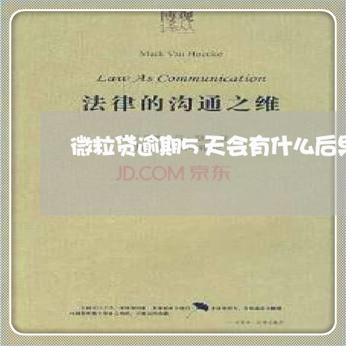 微粒贷逾期5天会有什么后果吗 微粒贷逾期5天会有什么后果吗