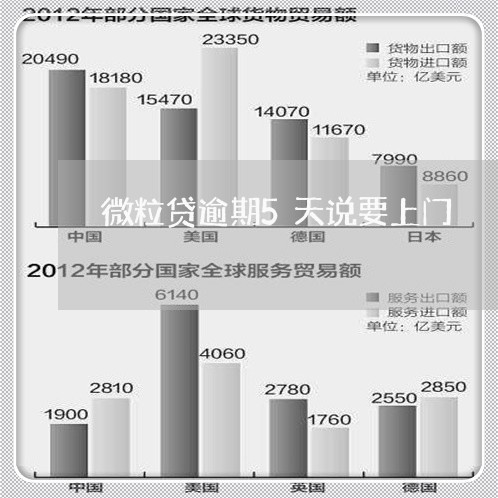 微粒贷逾期5天说要上门/2023091303827