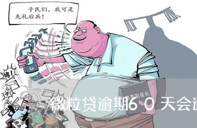 微粒贷逾期60天会通知吗/2023062795039