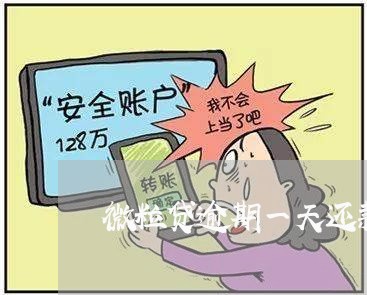 微粒贷逾期一天还款会怎样/2023091372506