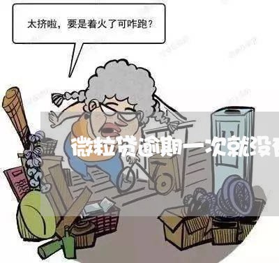 微粒贷逾期一次就没有了/2023022768692