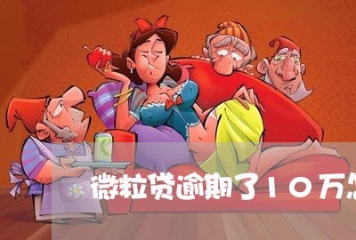 微粒贷逾期了10万怎么办/2023060464847