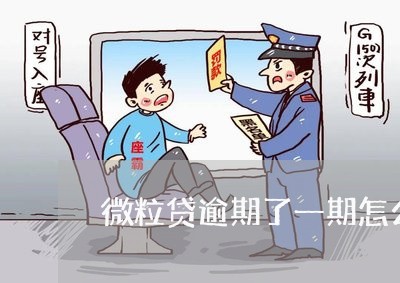 微粒贷逾期了一期怎么还 微粒贷逾期了一期怎么还