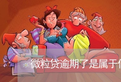 微粒贷逾期了是属于什么 微粒贷逾期了是属于什么