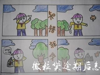 微粒贷逾期后怎么提前全部还款 微粒贷逾期后怎么提前全部还款