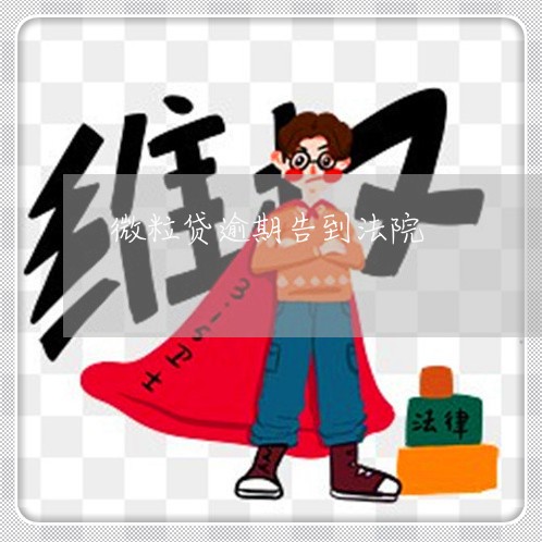 微粒贷逾期告到法院 微粒贷逾期告到法院