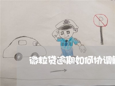 微粒贷逾期如何协调解决方法
