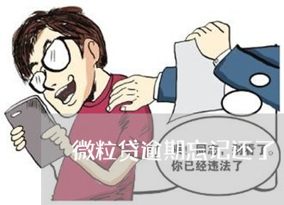 微粒贷逾期忘记还了 微粒贷逾期忘记还了
