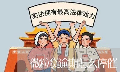 微粒贷逾期怎么停催/2023020537140