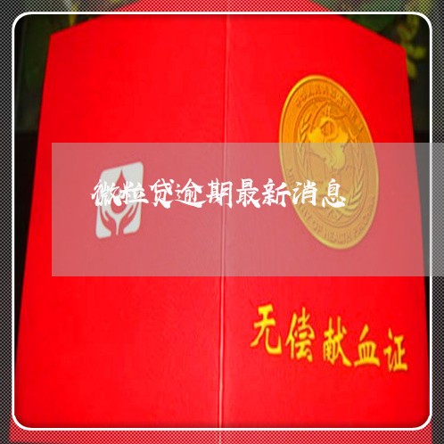 微粒贷逾期最新消息