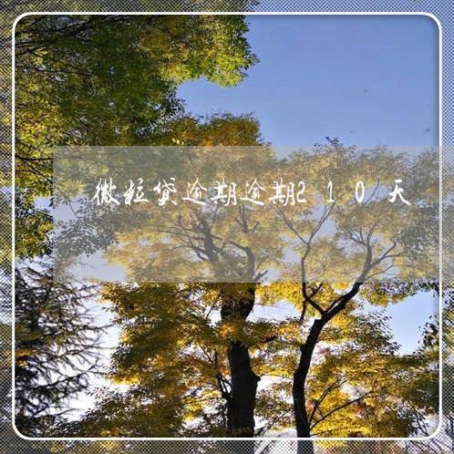 微粒贷逾期逾期210天 微粒贷逾期逾期210天