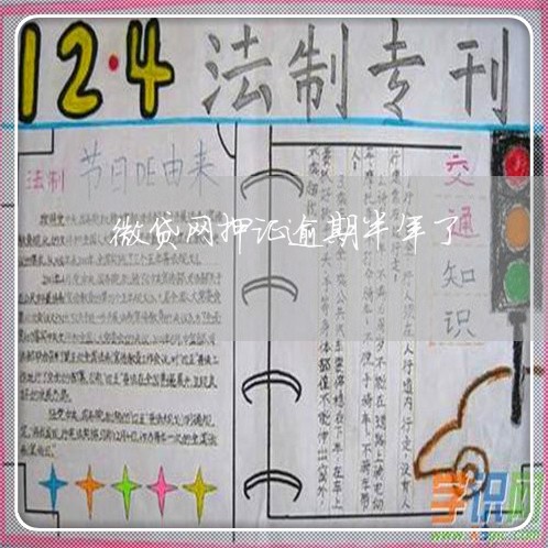 微贷网押证逾期半年了 微贷网押证逾期半年了