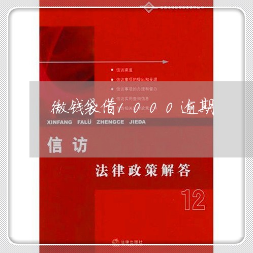 微钱袋借1000逾期