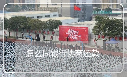 怎么同银行协商还款/2023101650592