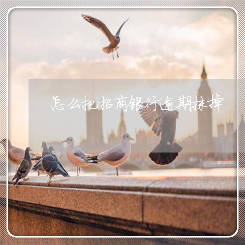 怎么把招商银行逾期抹掉 怎么把招商银行逾期抹掉