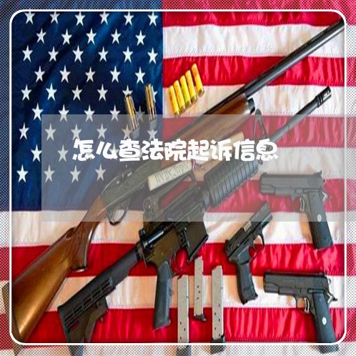 怎么查法院起诉信息 怎么查法院起诉信息