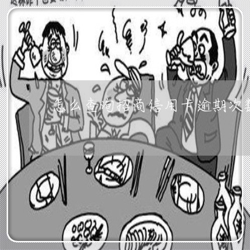 怎么查询招商信用卡逾期次数