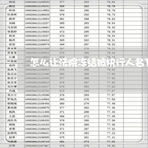 怎么让法院冻结被执行人名下的