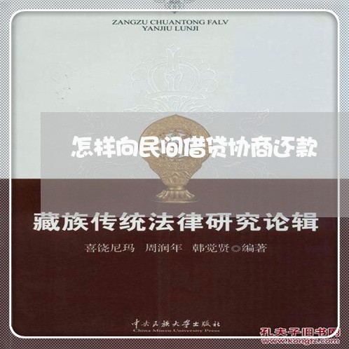 怎样向民间借贷协商还款/2023110935047