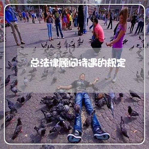 总法律顾问待遇的规定 总法律顾问待遇的规定