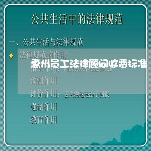 惠州员工法律顾问收费标准/2023061761390 惠州员工法律顾问收费标准/2023061761390