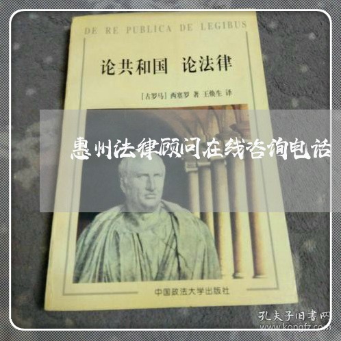 惠州法律顾问在线咨询电话/2023061981804