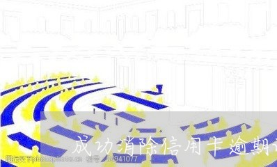 成功消除信用卡逾期记录/2023072226939