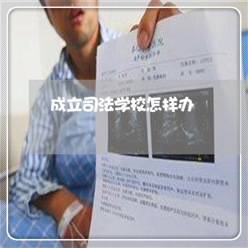 成立司法学校怎样办