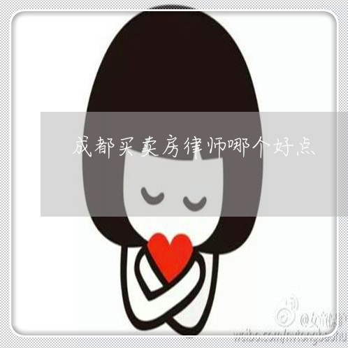 成都买卖房律师哪个好点