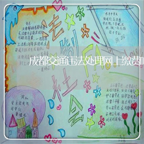 成都交通违法处理网上缴费吗