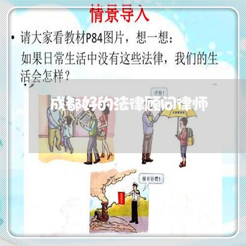 成都好的法律顾问律师 成都好的法律顾问律师