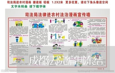 成都法院编制冻结