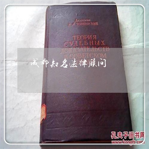 成都知名法律顾问