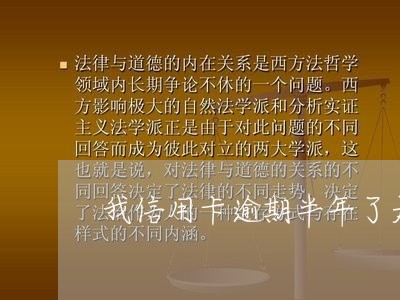 我信用卡逾期半年了是黑户吗吗/2023062849360