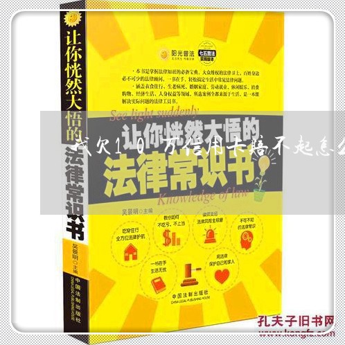 我欠10万信用卡赔不起怎么办 我欠10万信用卡赔不起怎么办