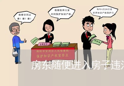 房东随便进入房子违法吗