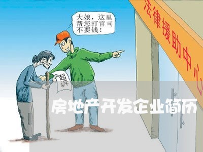房地产开发企业简历 房地产开发企业简历