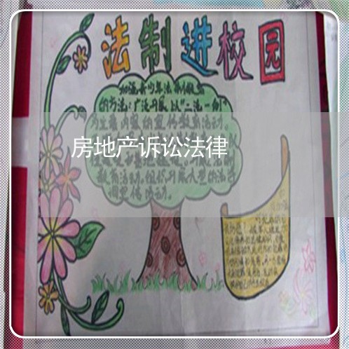 房地产诉讼法律
