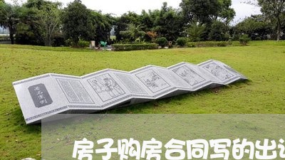 房子购房合同写的出让地/2023030225049
