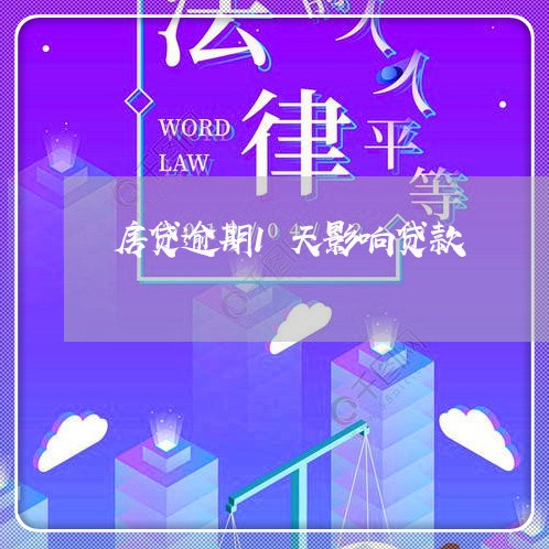 房贷逾期1天影响贷款/2023041408502