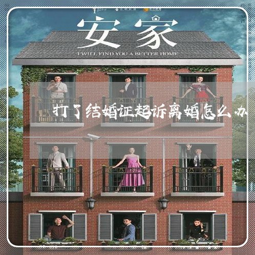 打了结婚证起诉离婚怎么办/2023061016037
