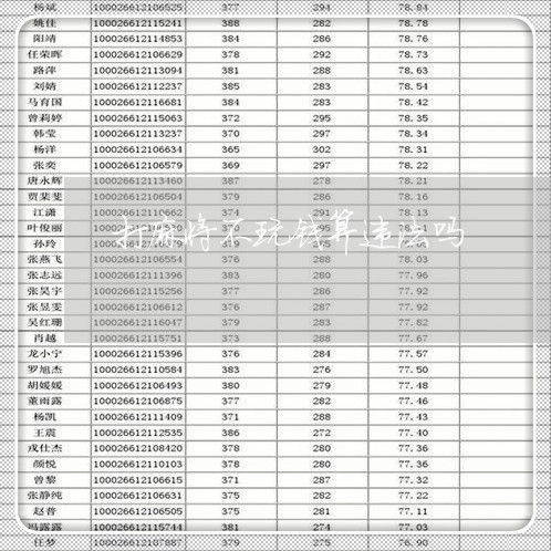打麻将不玩钱算违法吗 打麻将不玩钱算违法吗