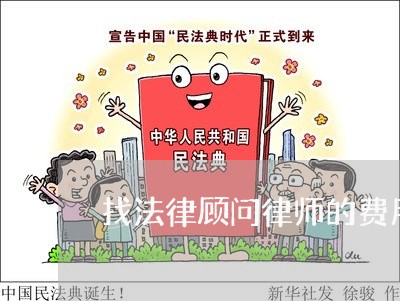 找法律顾问律师的费用/2023061773837