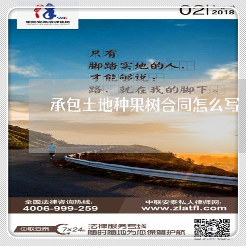 承包土地种果树合同怎么写/2023022700794