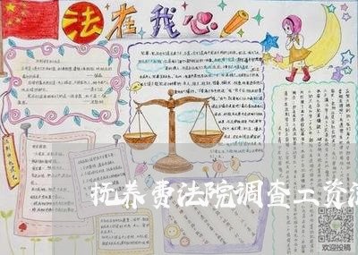 抚养费法院调查工资流水 抚养费法院调查工资流水