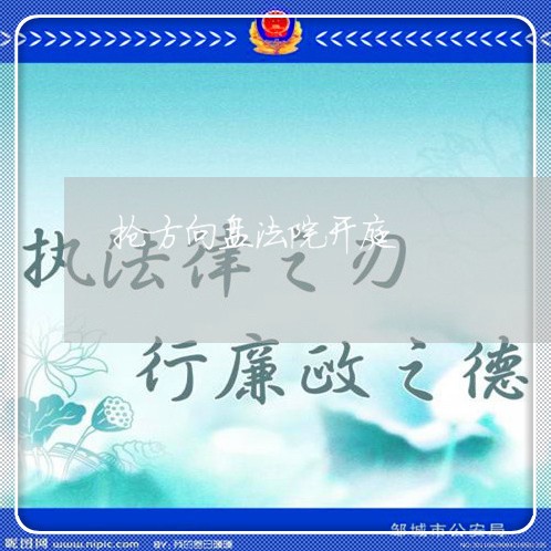 抢方向盘法院开庭